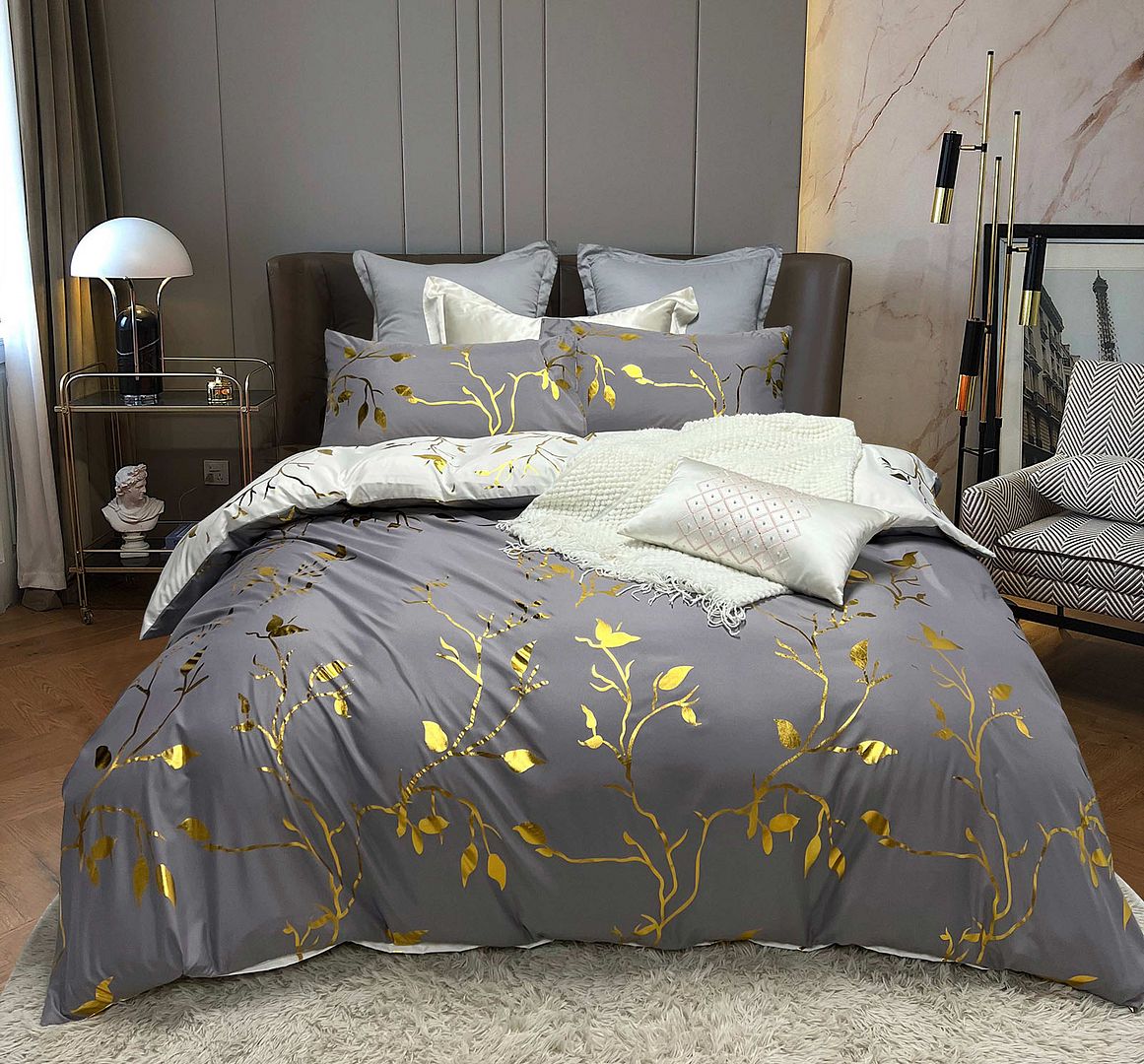 Reversio Reversible Quilt Cover Set – White – Queen