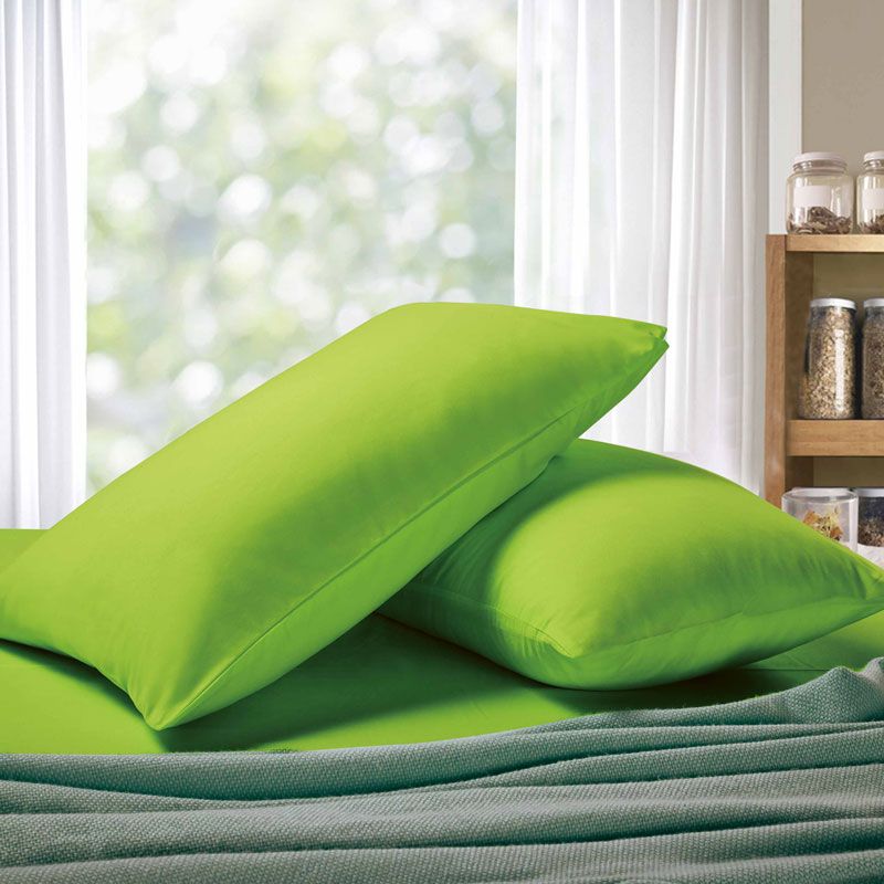 Nova Premium Pillowcases – Green – Set of 2