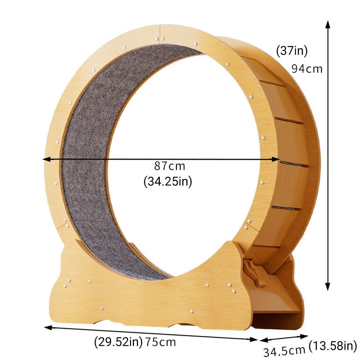 Fitness Cat Exercise Wheel – Brown – Large