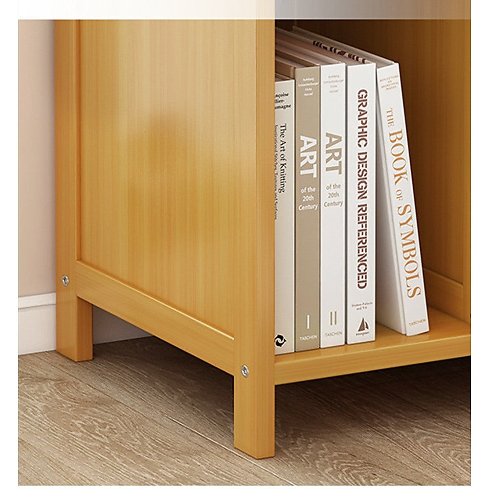 Kenzo Bamboo Bedside Table – Natural Wood – 40 cm