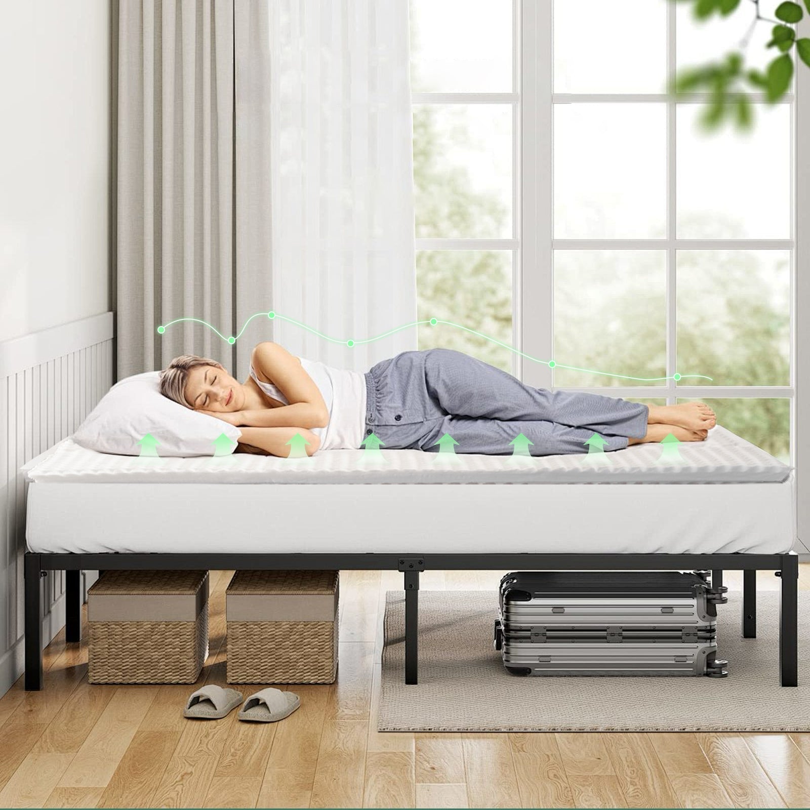 SleepCraft Memory Foam Mattress – Soft – Queen