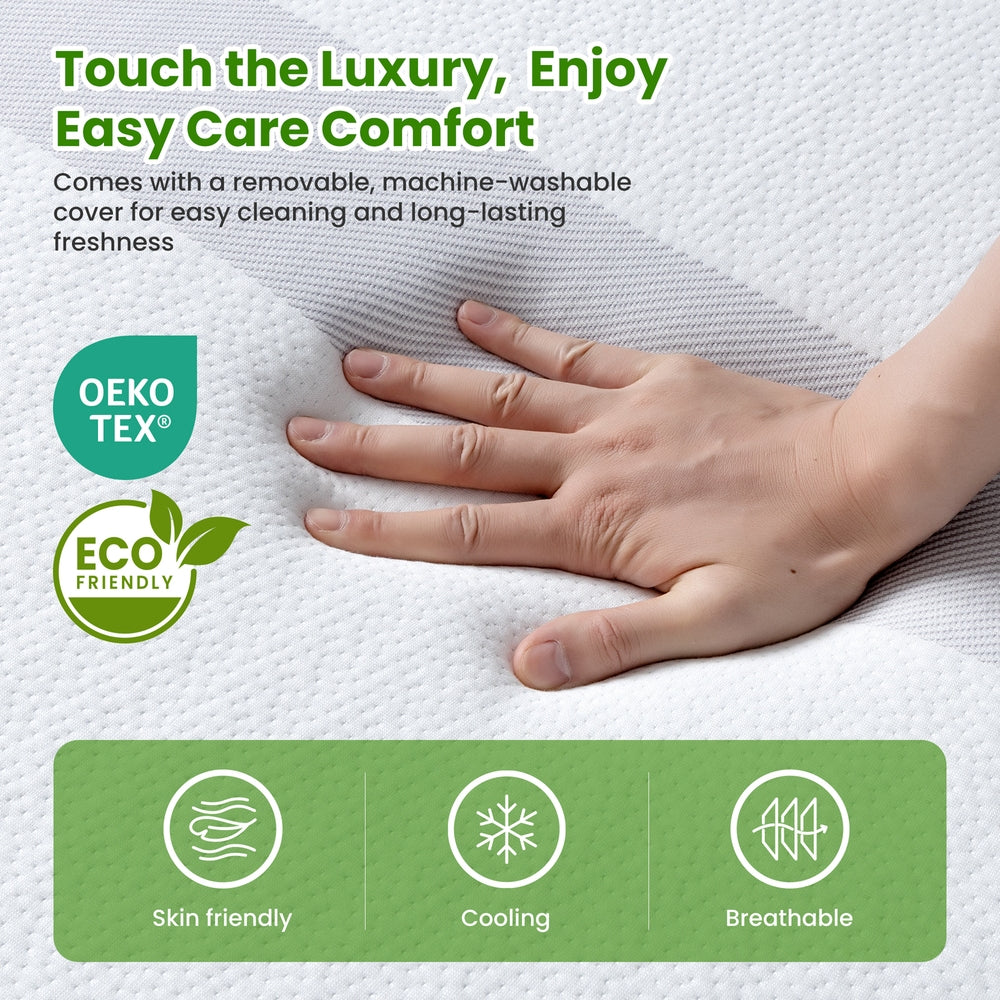 Serano Gel Foam Mattress – White – Queen