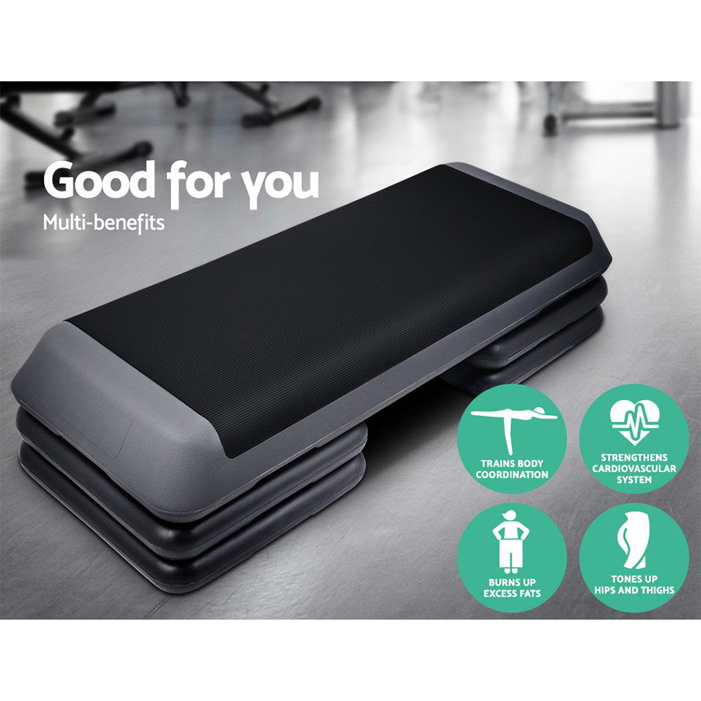 Serano Aerobic Step Platform – Black – 110 cm
