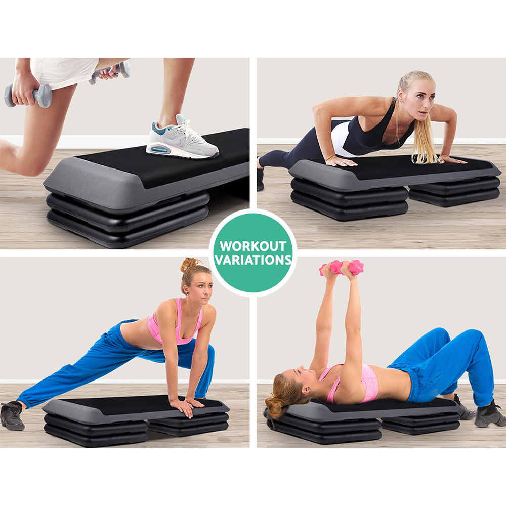 Serano Aerobic Step Platform – Black – 110 cm