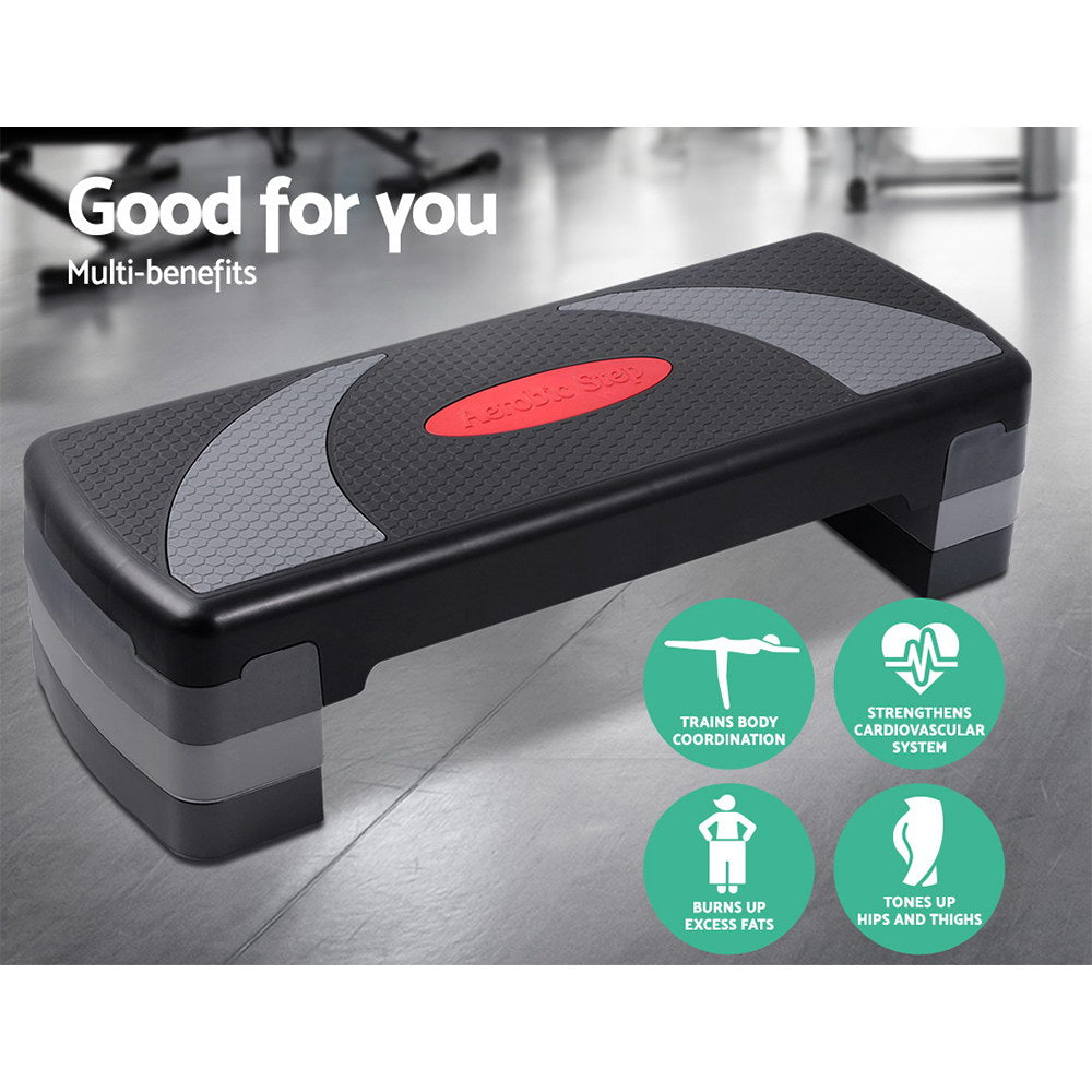 Kairo Aerobic Step Platform – Black – 78 cm
