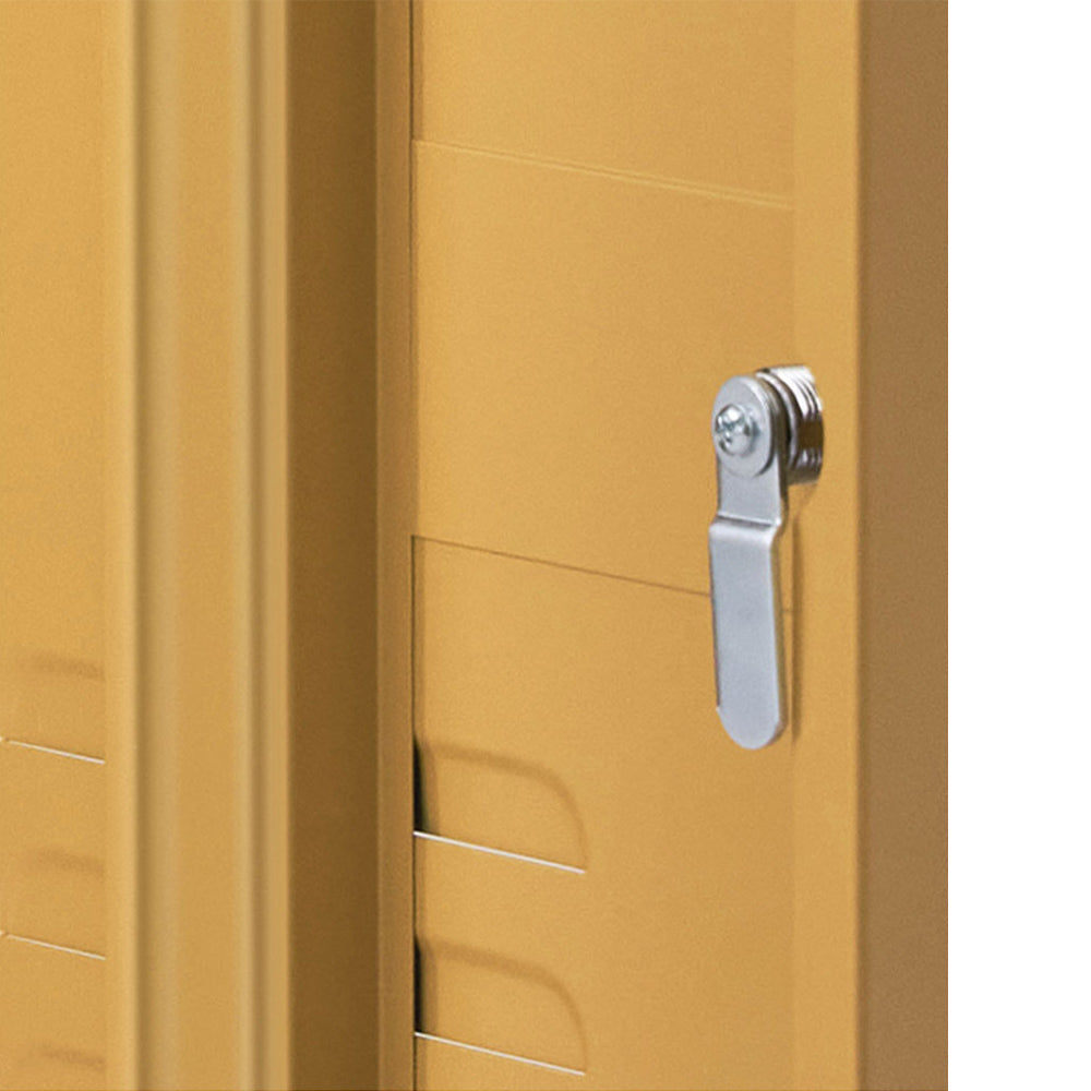 Amber Metal Storage Cabinet – Yellow – 38 cm