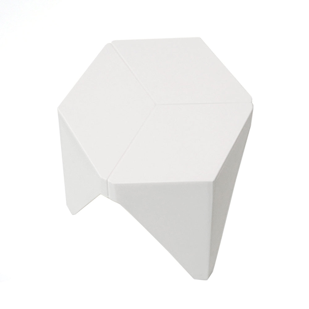 Cove Puzzle Stackable Stools – White – Set of 4