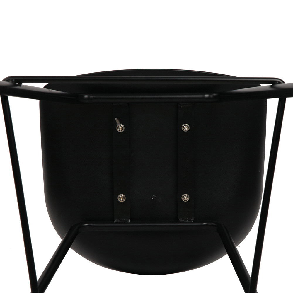Kairos Metal Bar Stools – Black – Set of 2