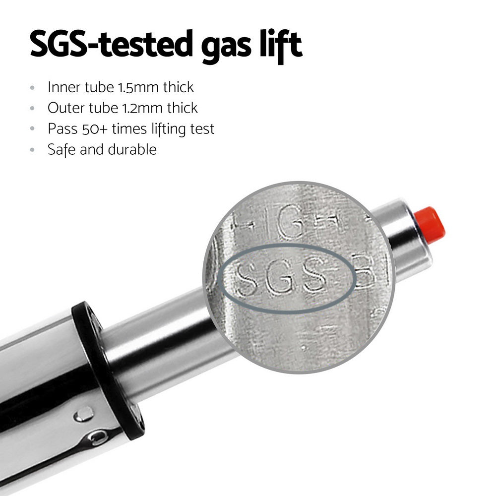 Atlas Gas Lift Counter Stools – Black – Set of 4