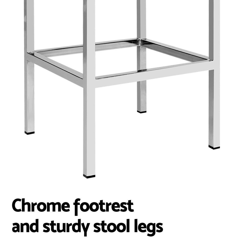 Marino Metal Bar Stools – White – Set of 4