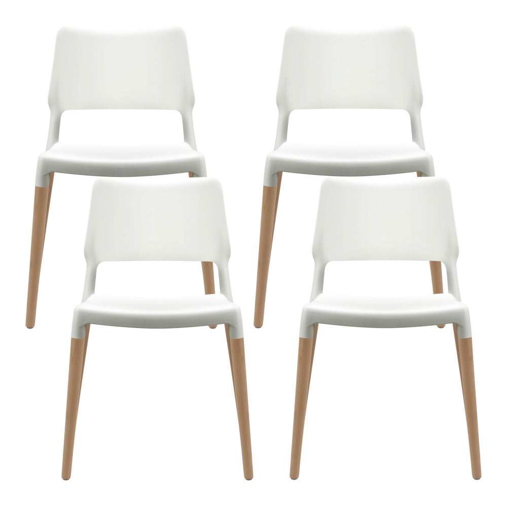 Belloch Replica Dining Chairs – White – Set of 4