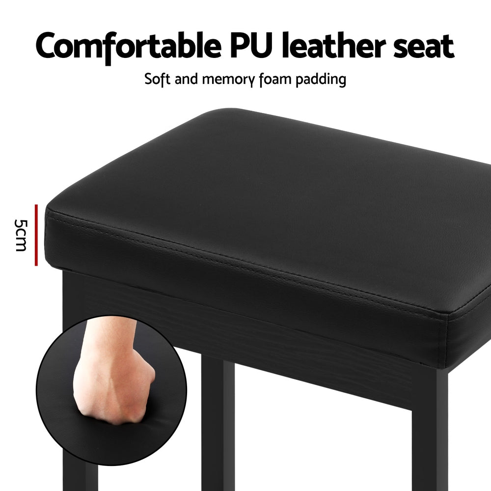 Arlo Metal Bar Stools – Black – Set of 2