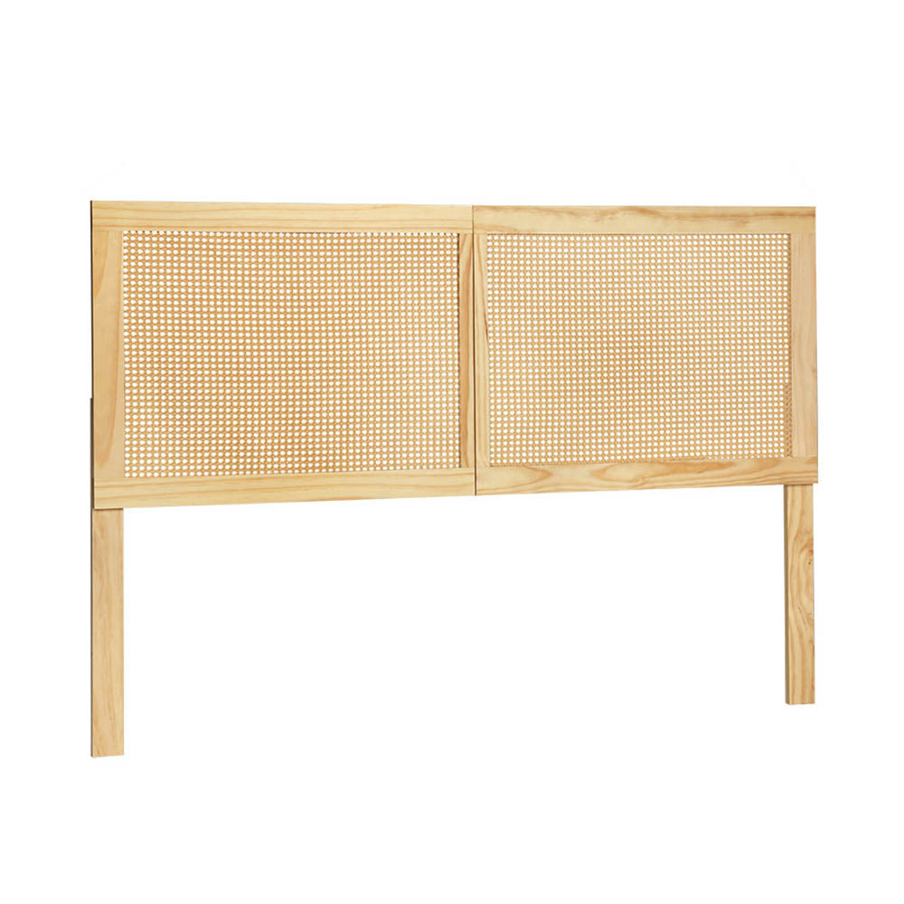 Marin Wooden Bed Head – Brown – Queen