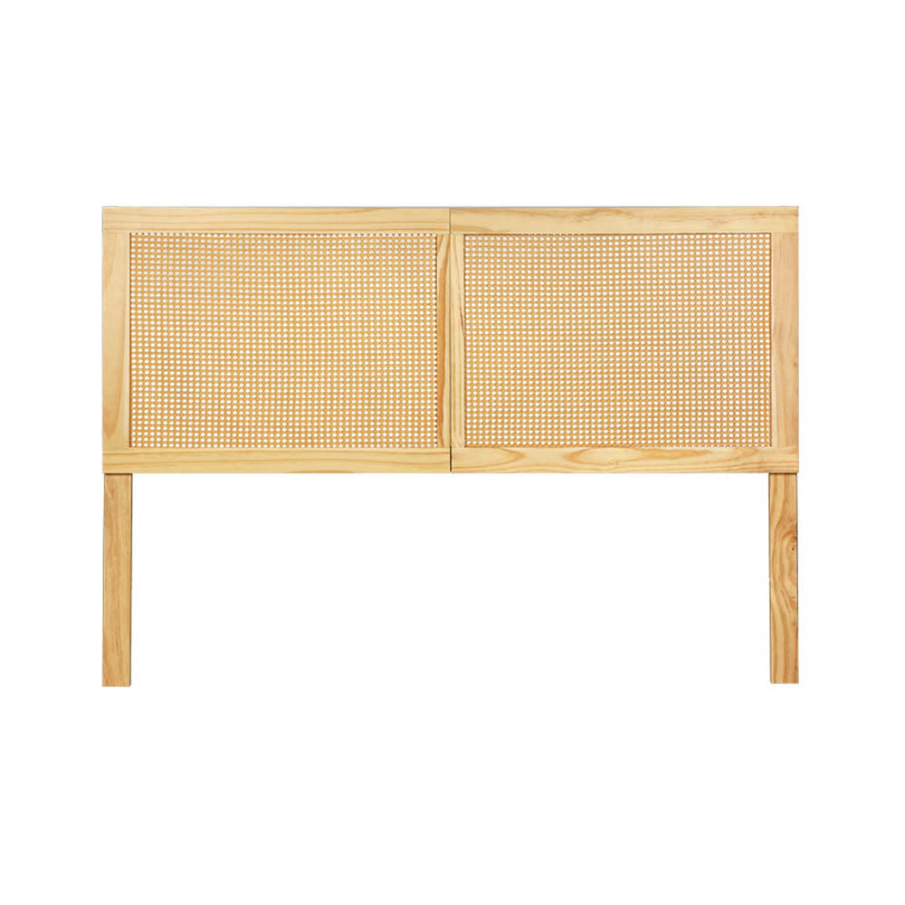 Marin Wooden Bed Head – Brown – Queen