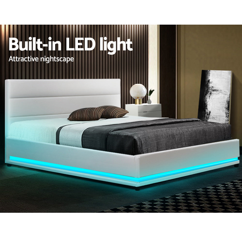 Field Bed Base – White – Double