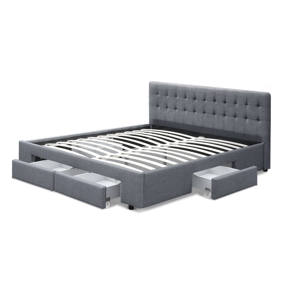 Marin Tufted Bed Head – Brown – Queen