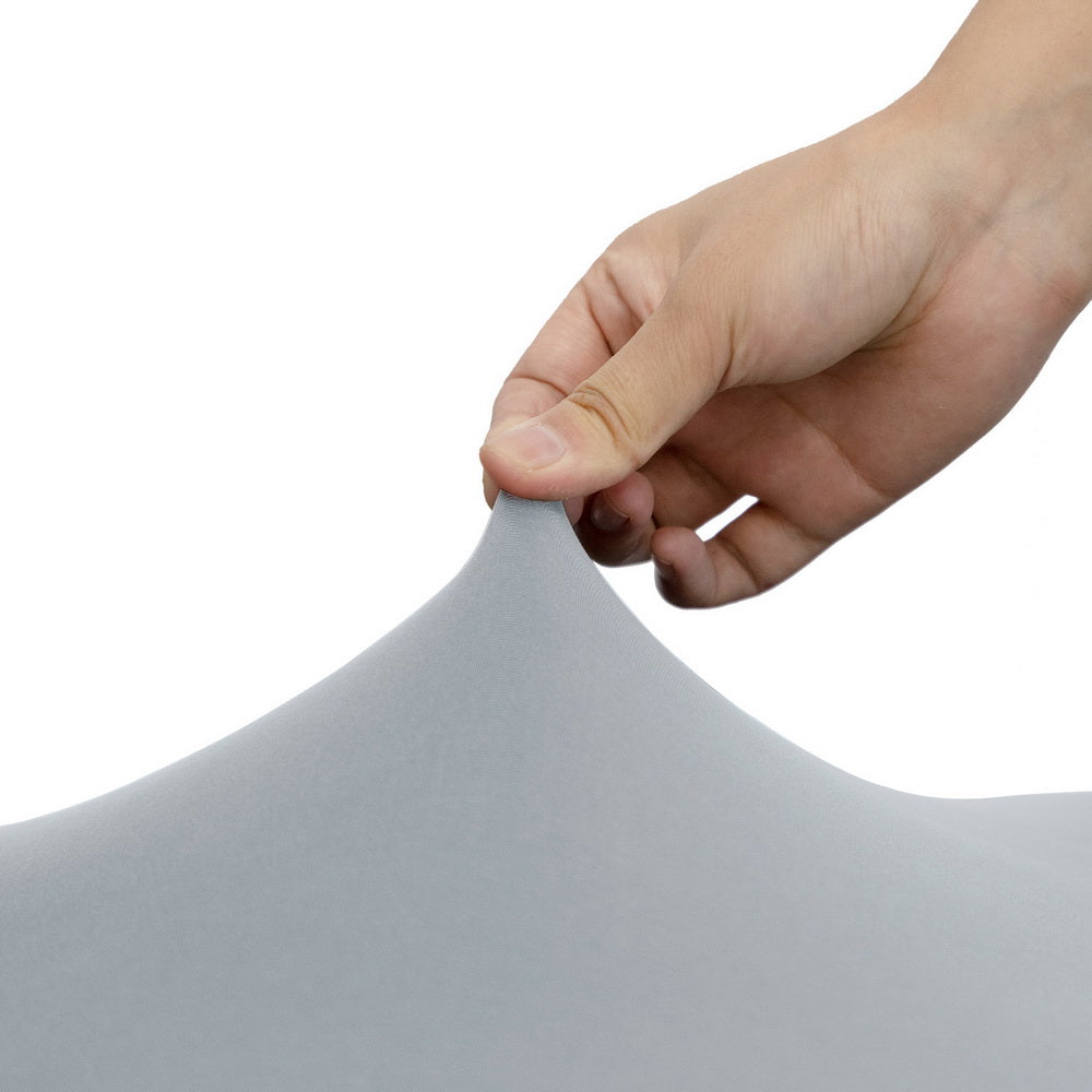 Stretch Spandex Chair Covers – Grey – Set of 6