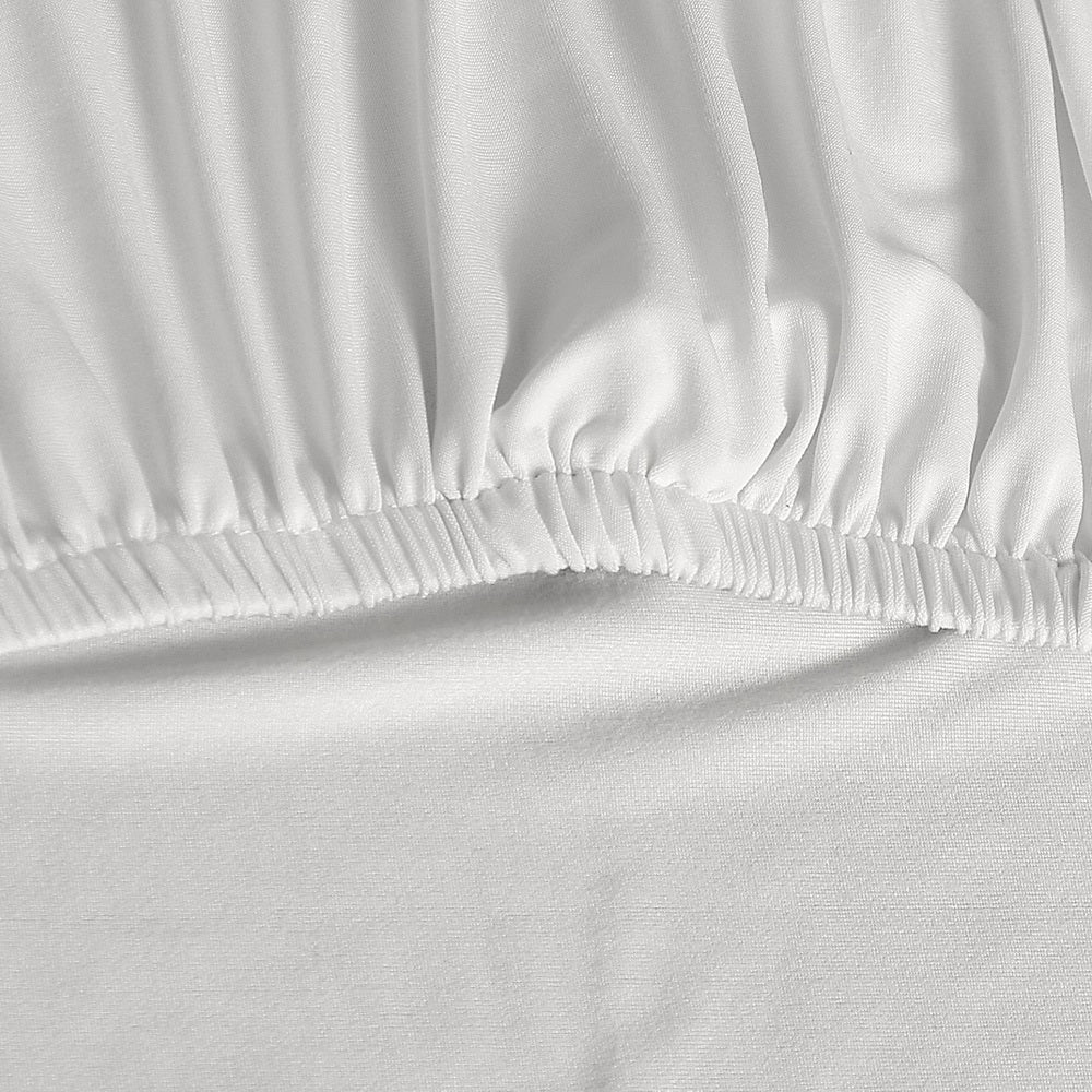Stretch Spandex Chair Covers – White – Set of 6