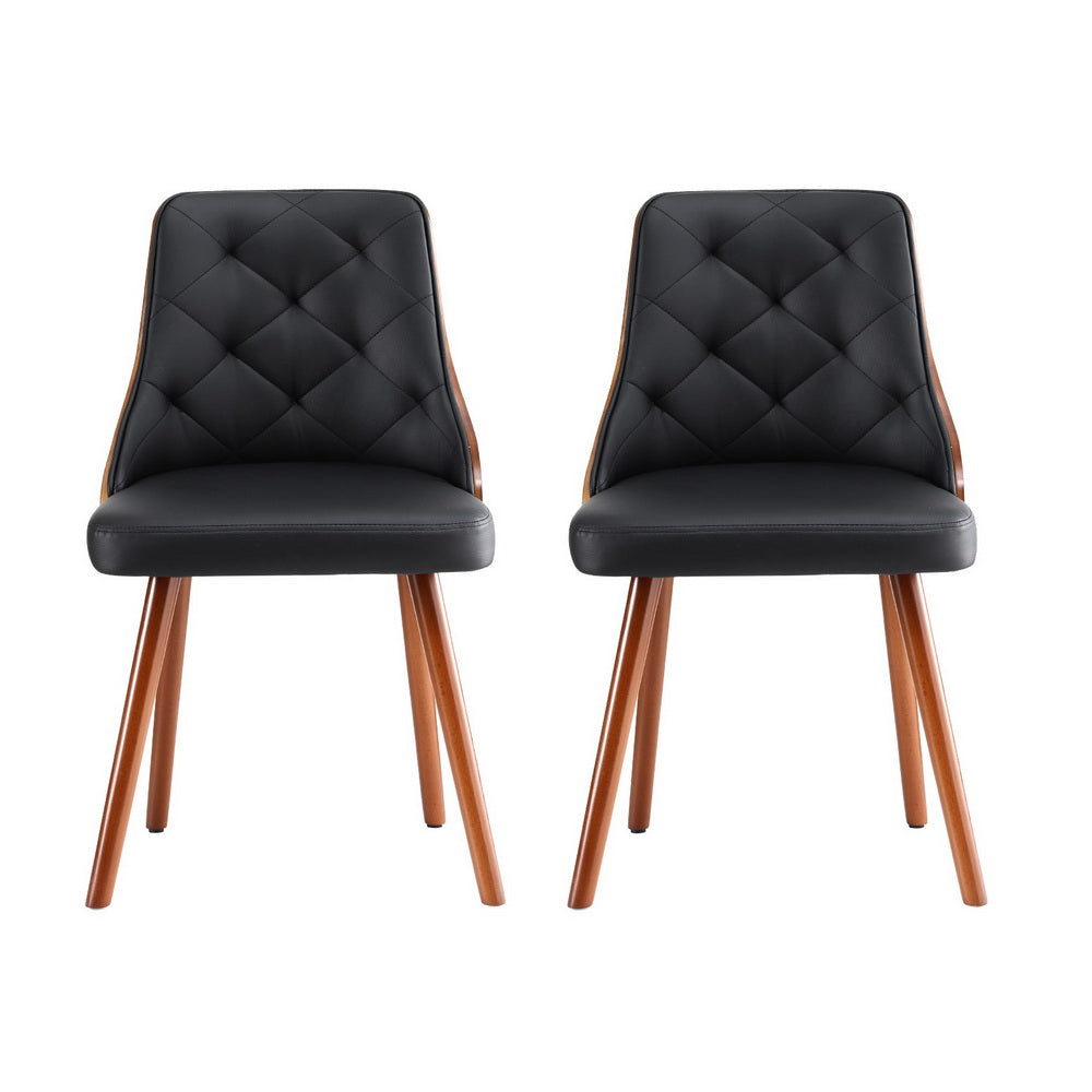 Rowan Dining Chairs – Black – Set of 4
