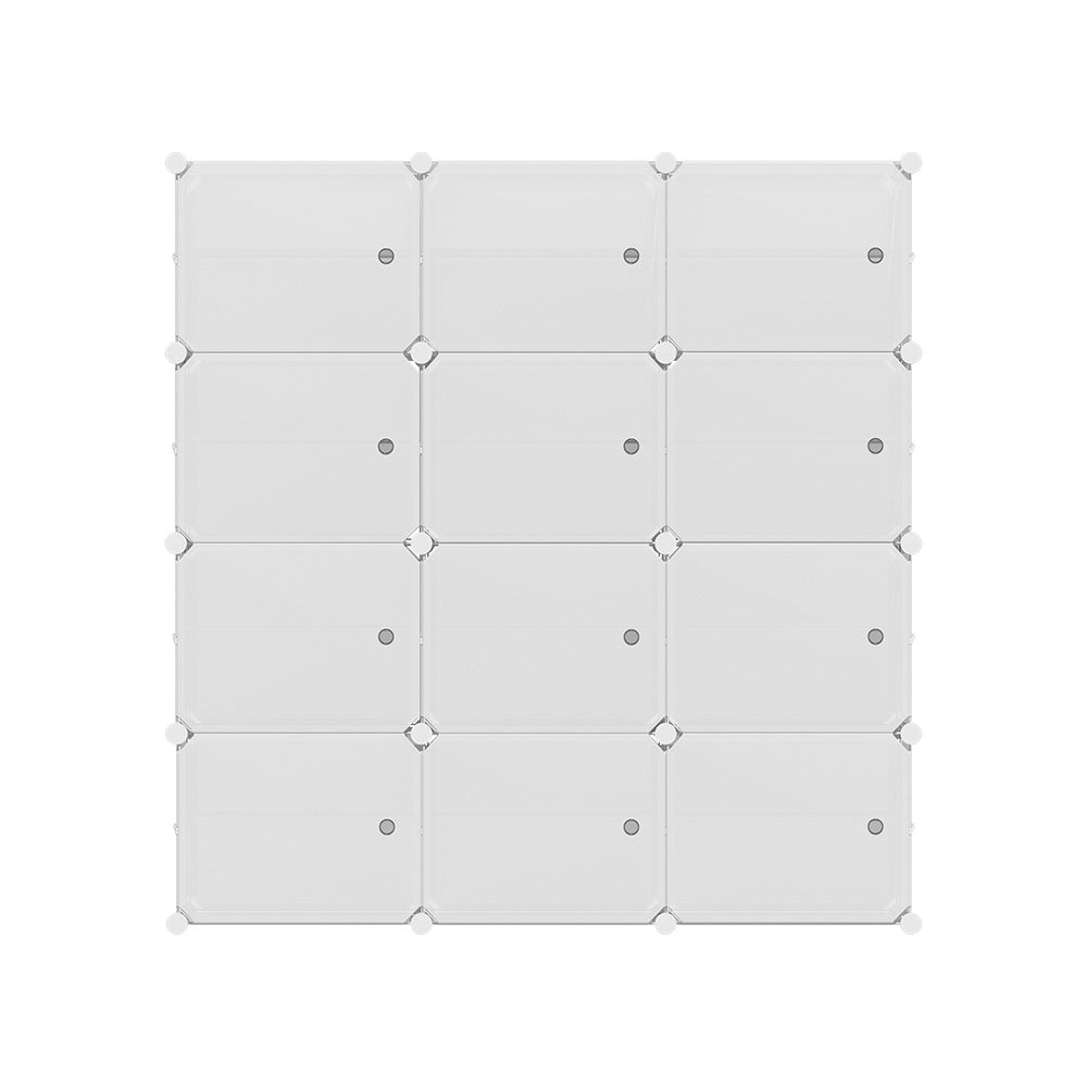 Kendra Modular Storage System – White – 12 Cube