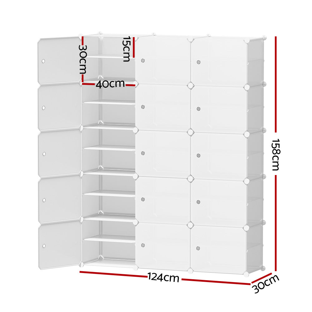 Maxima DIY Storage Cubes – White – Set of 15