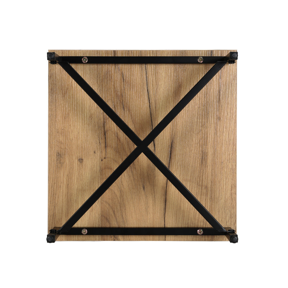 Kraven Bedside Table – Brown – 40 cm