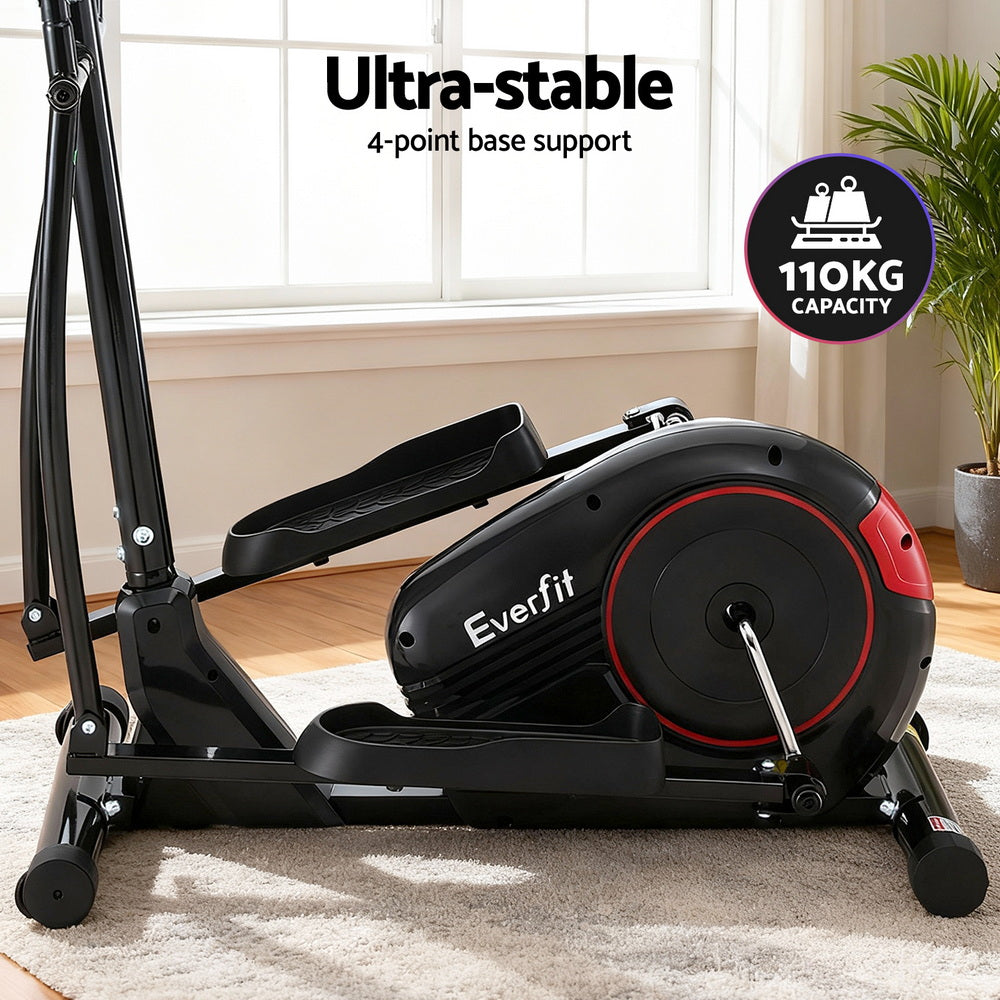 Elite Elliptical Cross Trainer – Black & Red