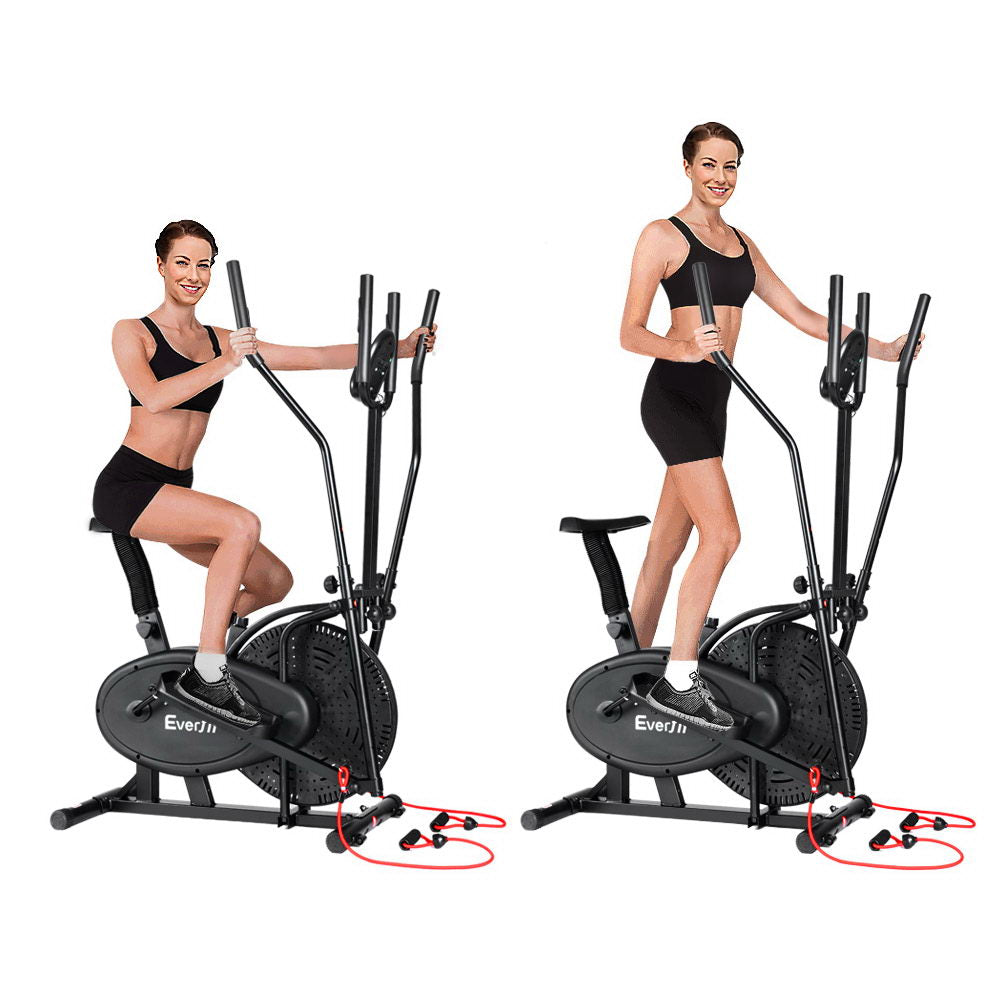 Meridian 5-in-1 Elliptical Cross Trainer – Black – 120kg Capacity