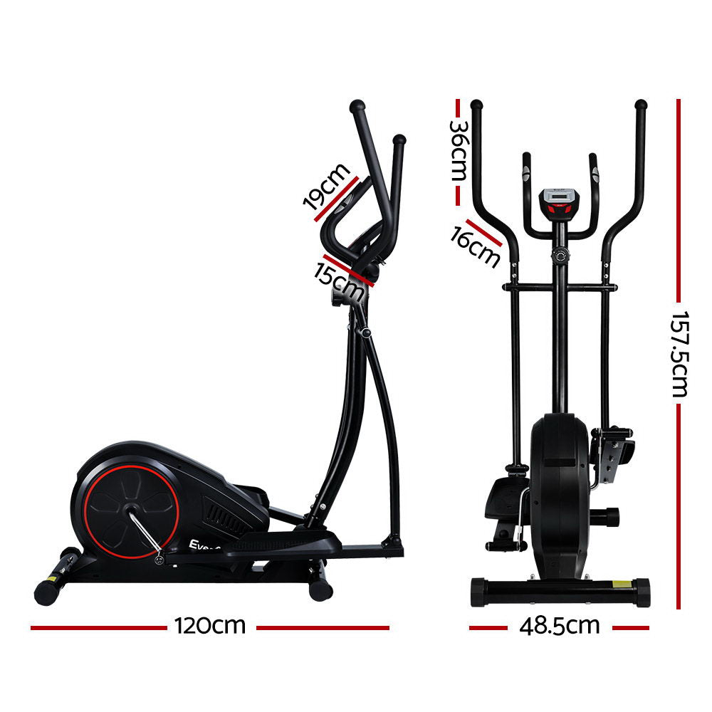 Cortez Elliptical Cross Trainer – Black – 33 cm Stride