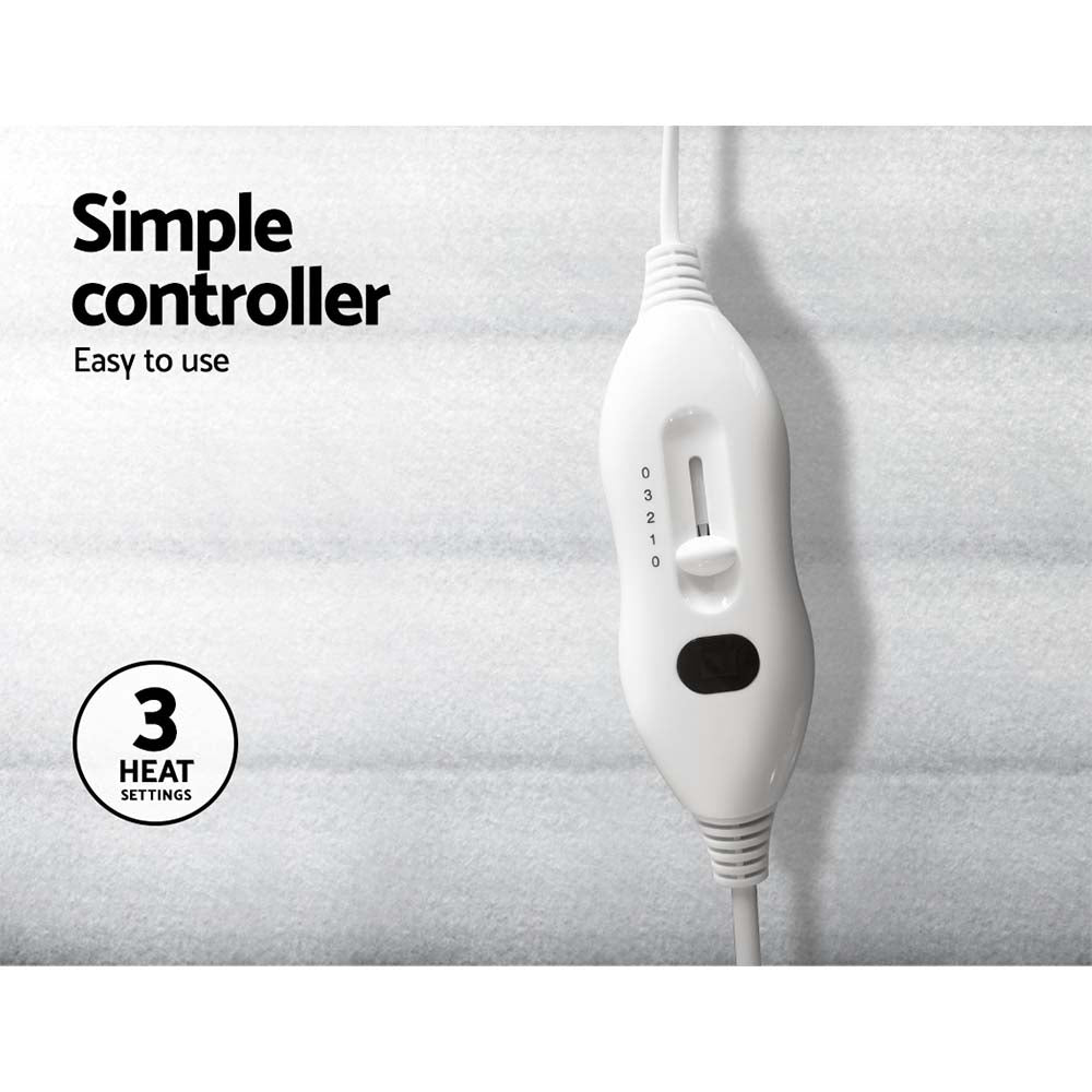 Cove Electric Blanket – White – Queen