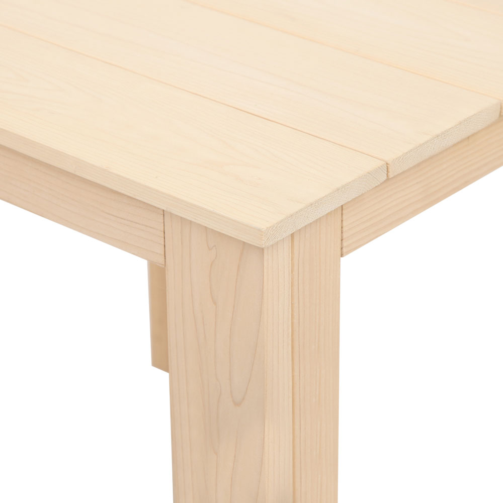 Coastal Wooden Side Table – Natural – 40 cm