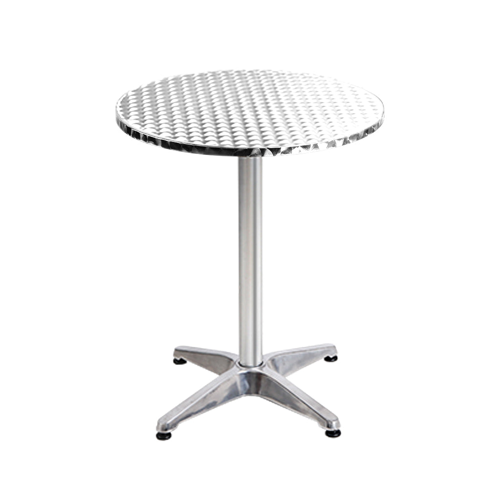Altara Outdoor Bar Tables – Silver – Set of 2