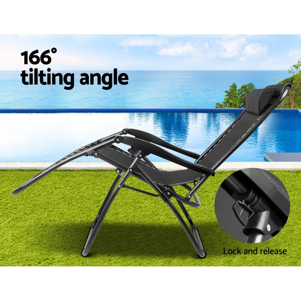 Orion Zero Gravity Recliner Chair – Black