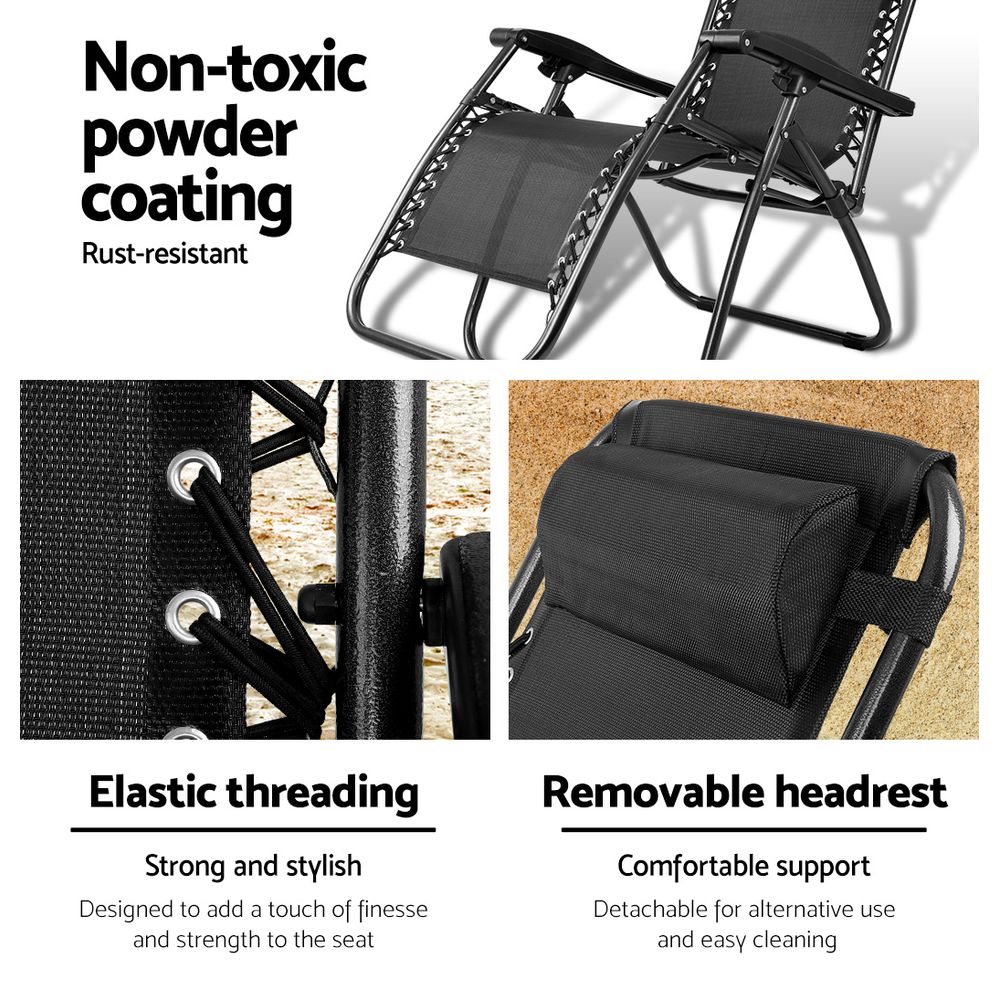 Orion Zero Gravity Recliner Chair – Black