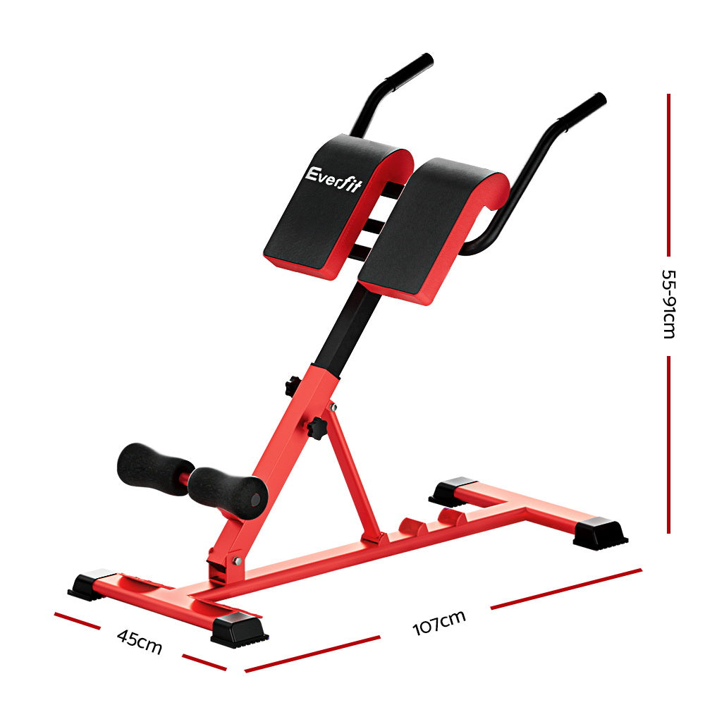Maximus 10-in-1 Adjustable Weight Bench – Black & Red