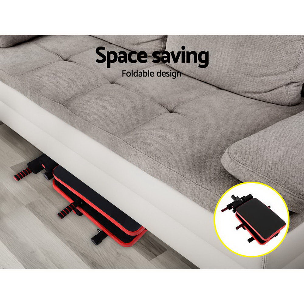 Ascent Foldable Sit-Up Bench – Black – Multi-Function