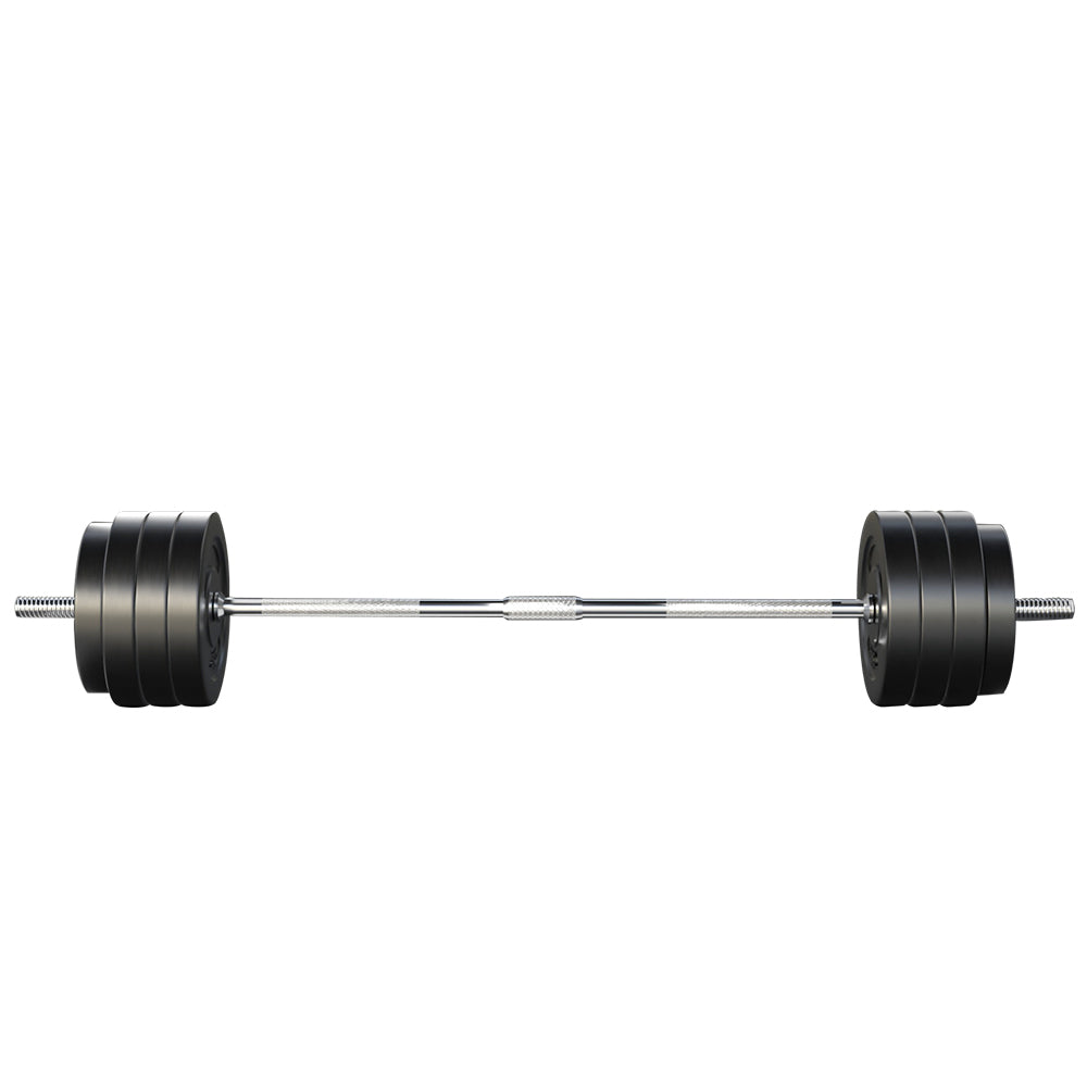 Titan Barbell Weight Set – Black – 78kg