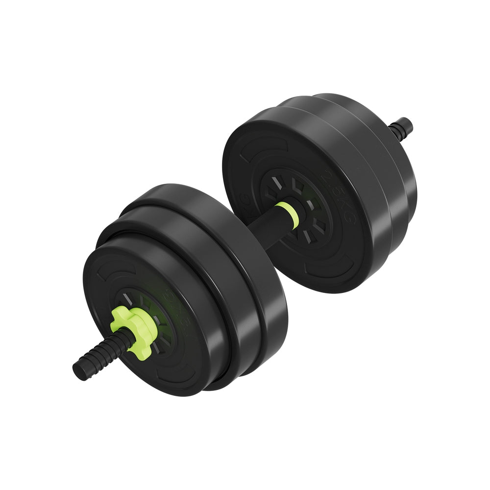 Cove Adjustable Weight Set – Black & Green – 25kg