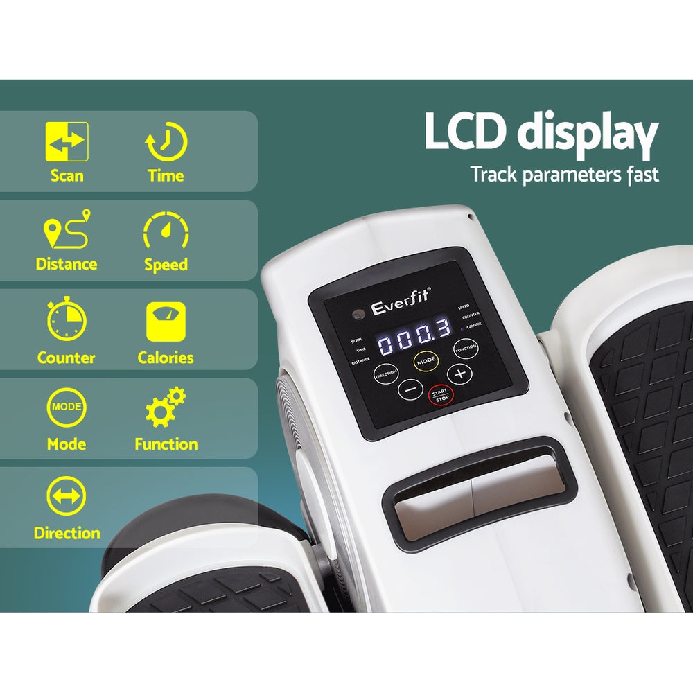 Tempo Electric Pedal Exerciser – White – Compact
