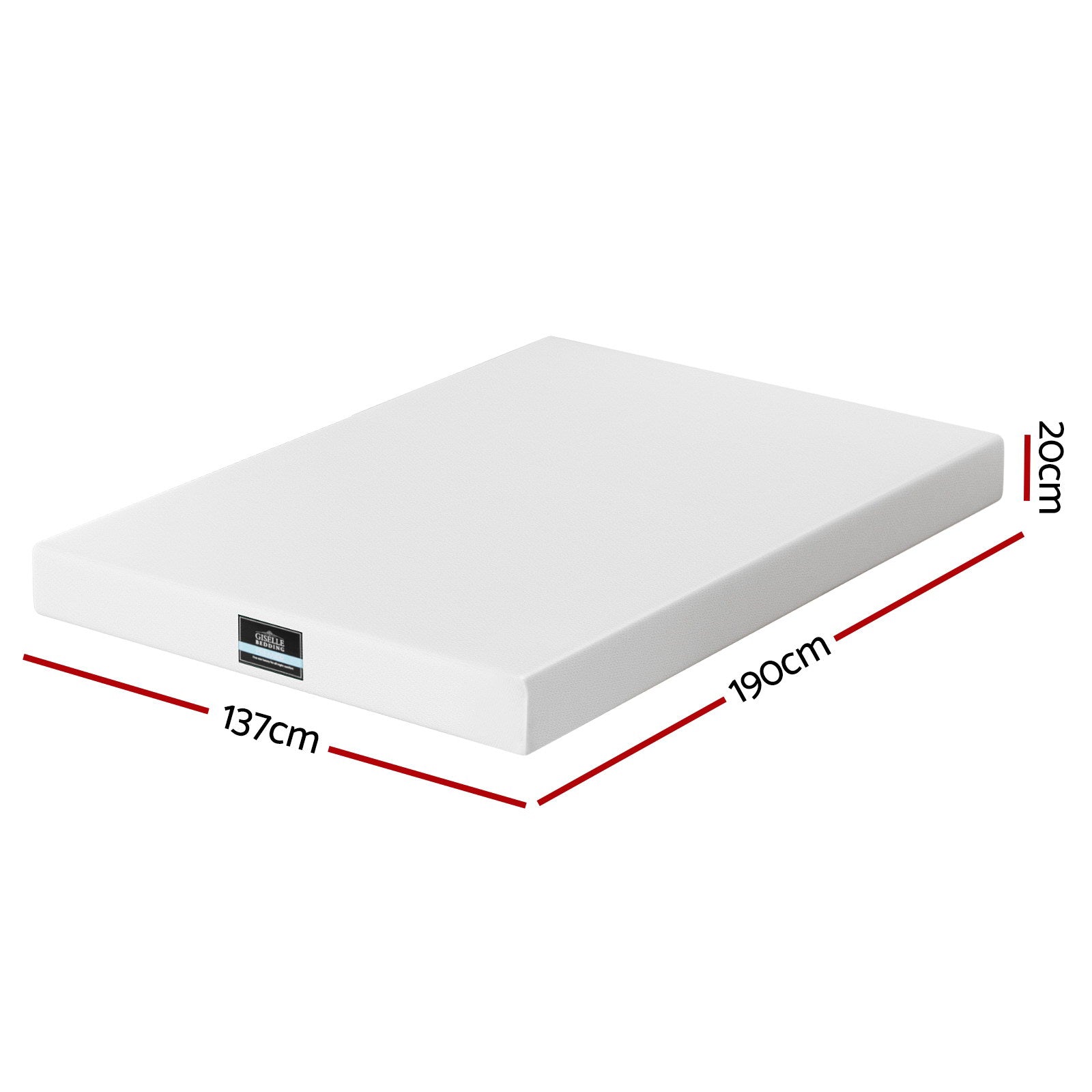 Tranquil Gel Foam Mattress – White – Double