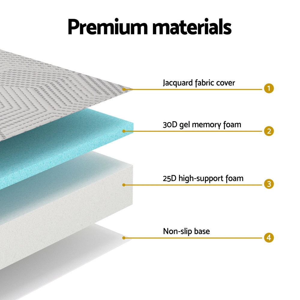 Dreamwave Gel Foam Mattress – Multi – Double