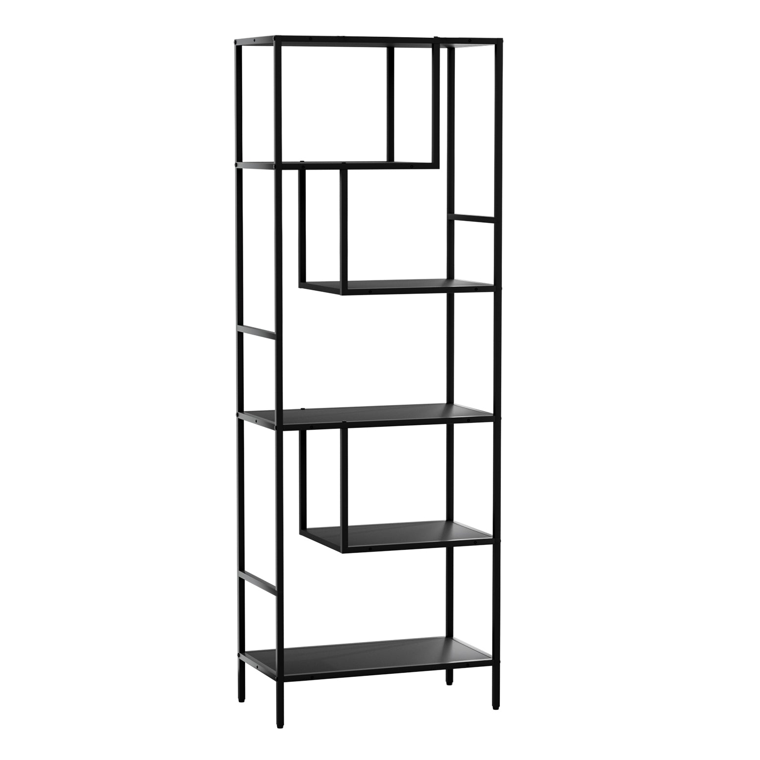 Rhys Display Shelf – Black – 5 Tiers