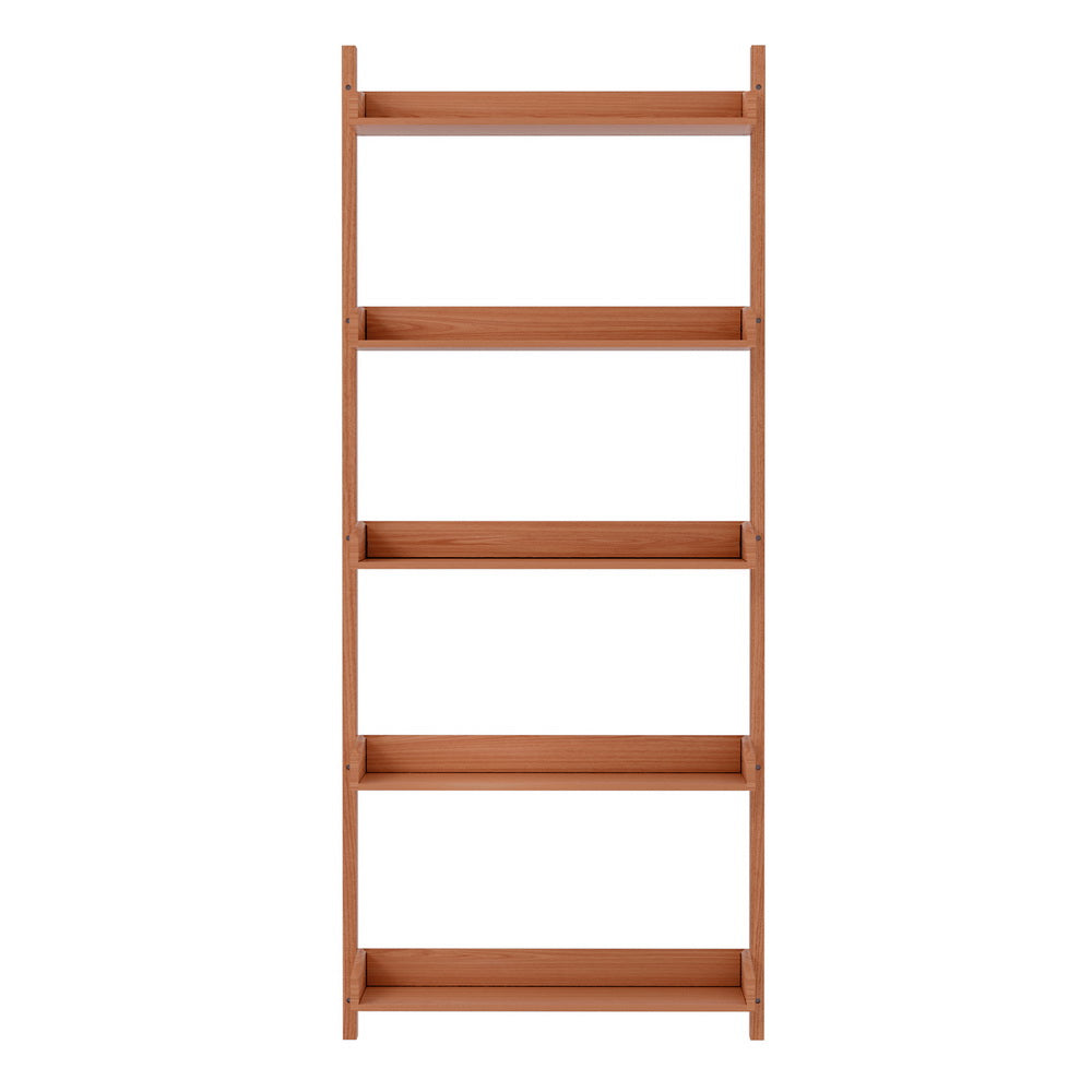 Capiz Floating Shelf – Oak – 5 Tiers
