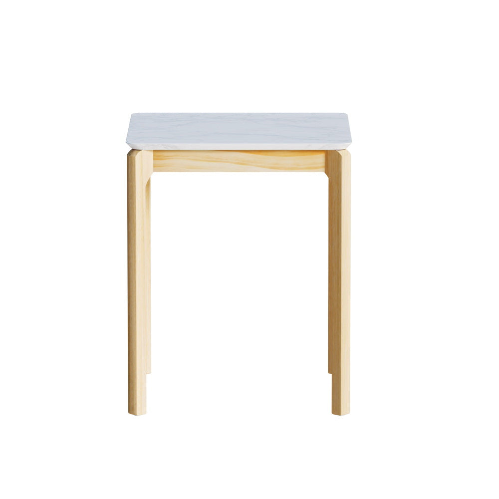 Palermo Coffee Table – White – 45 cm