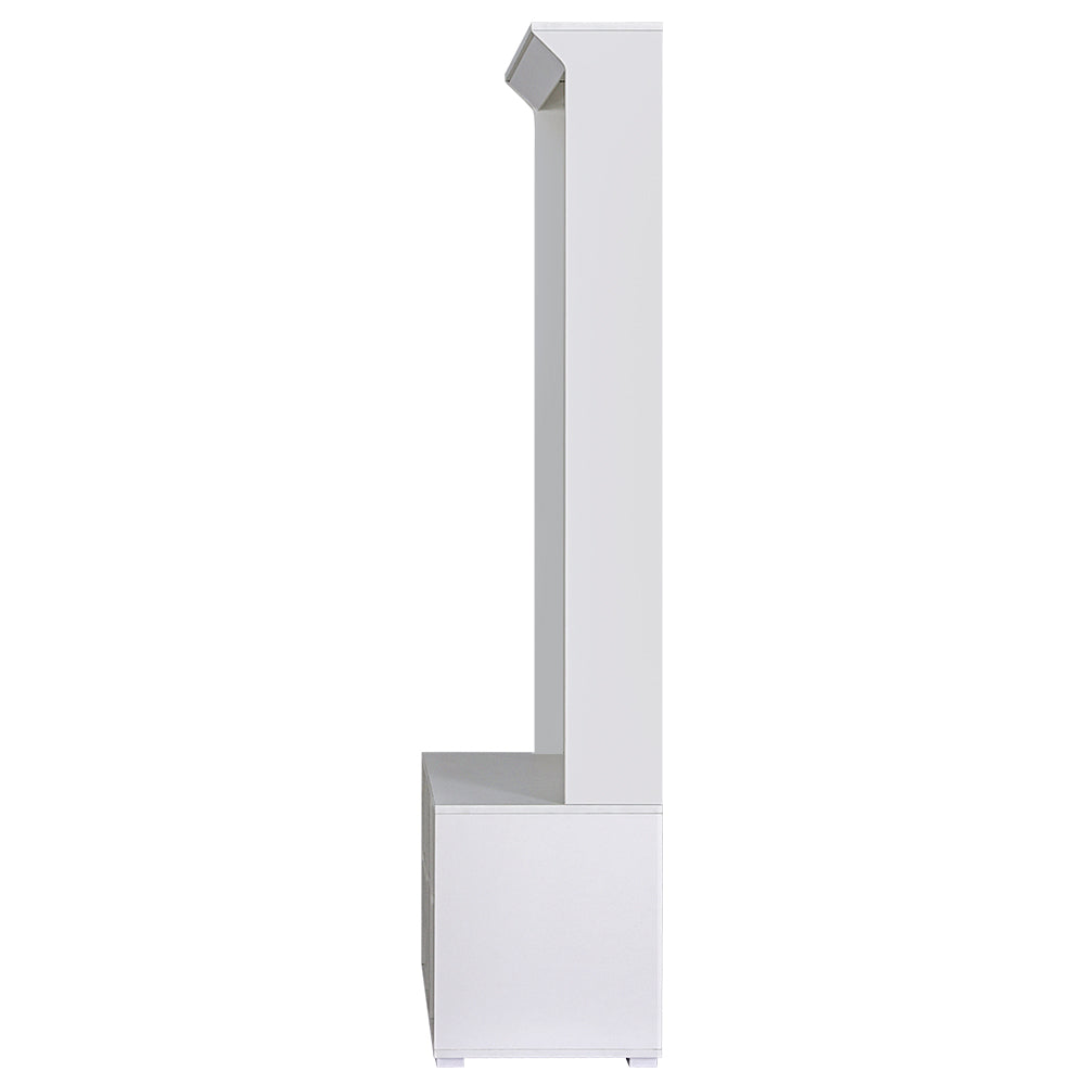 Maxwell Hall Tree Storage Cabinet – White – 180 cm