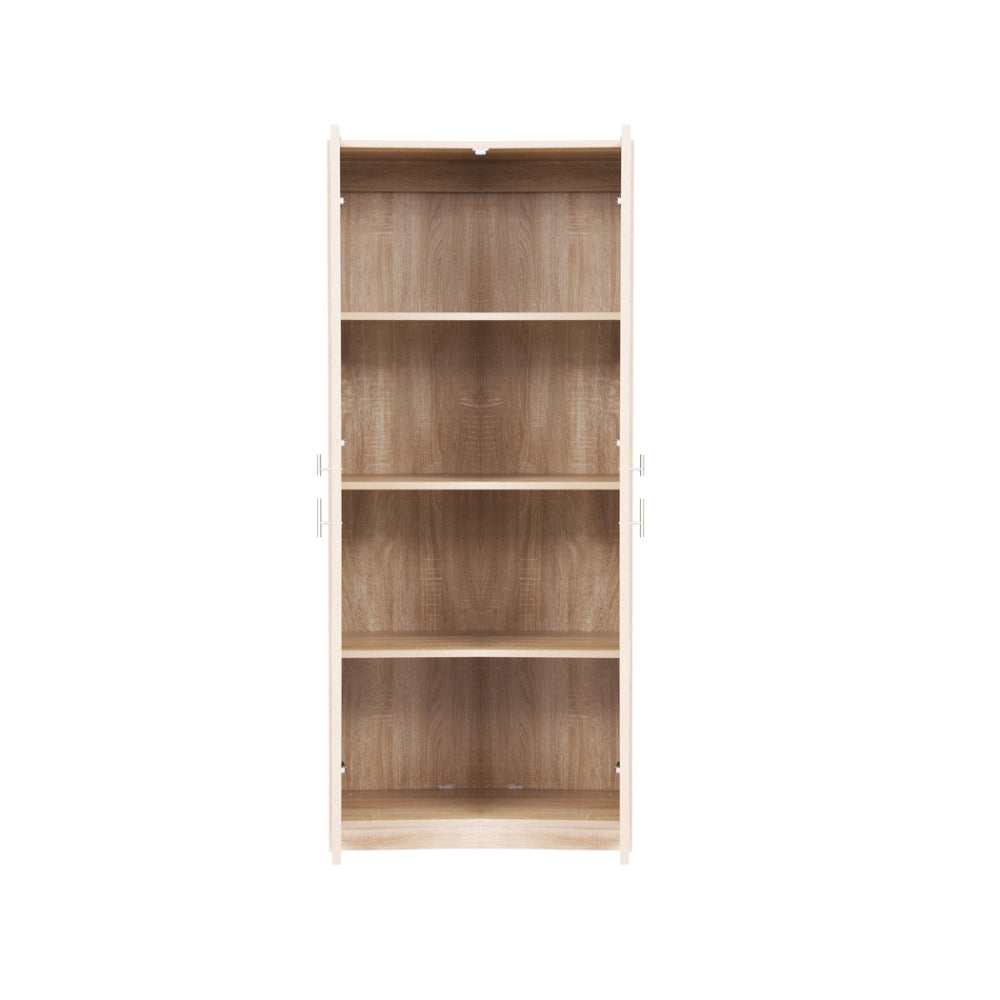 Alderon Tall Storage Cabinet – Pine – 180 cm