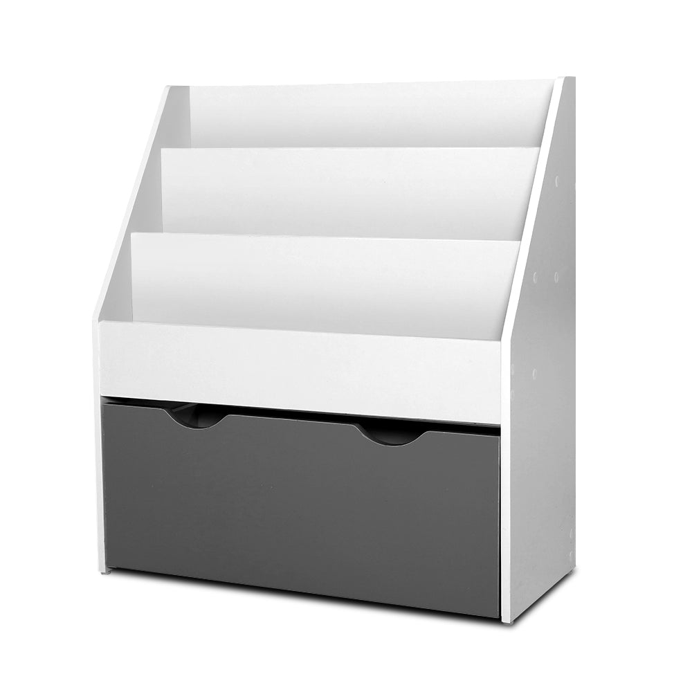 Arlo 3 Tiers Kids Bookshelf Magazine Rack Children Bookcase Organiser Storage