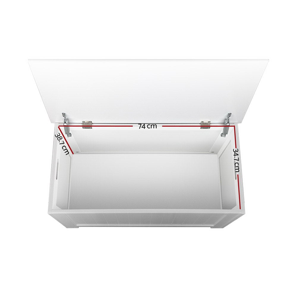 Marley Kids Toy Chest – White – 81 cm