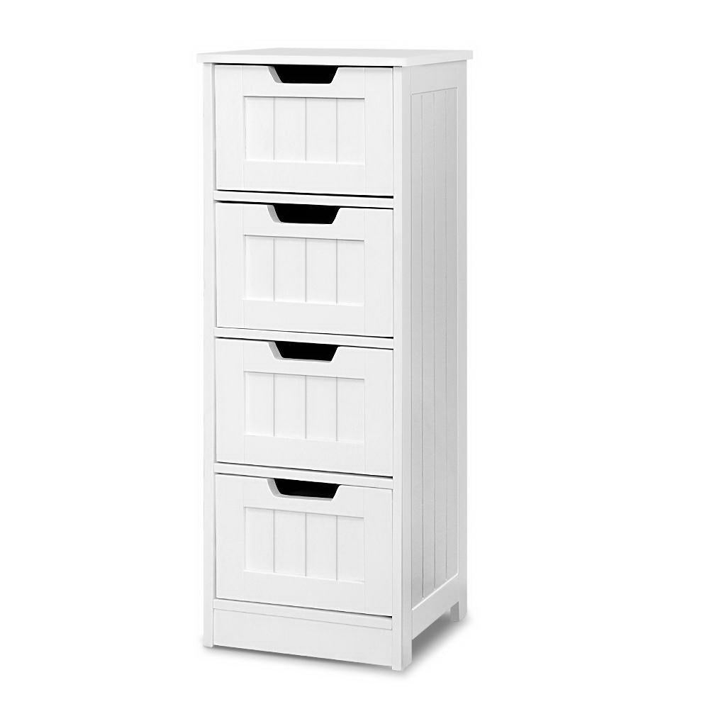 Leesa Storage Cabinet – White – 4 Drawer