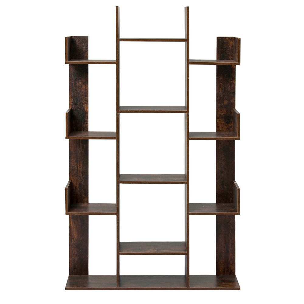 Romi Tree Shaped Display Shelf – Walnut – 140 cm